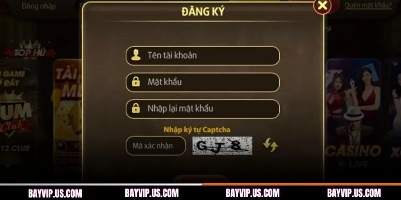 Các bước đăng ký BAYVIP nhanh chóng